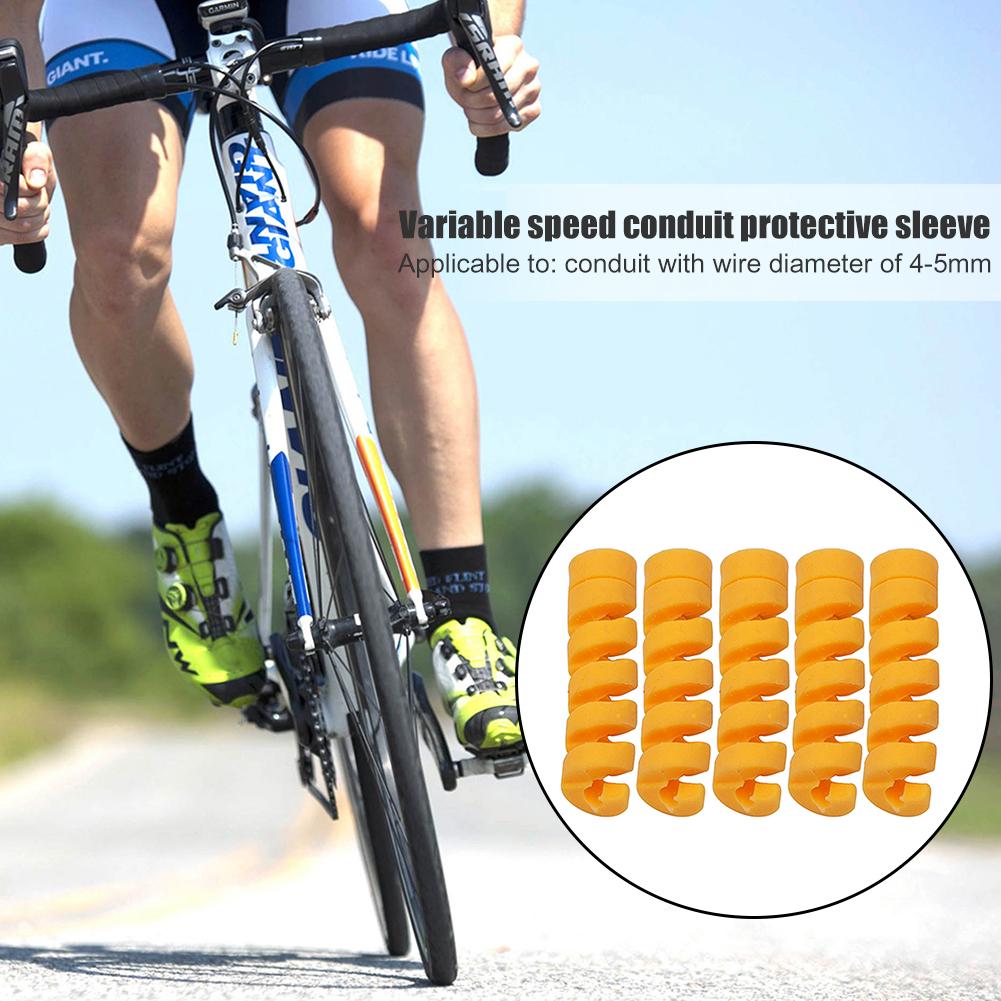 Bike Brake Line Protector Sleeve Anti-Friction Housing Protective Guard Tube