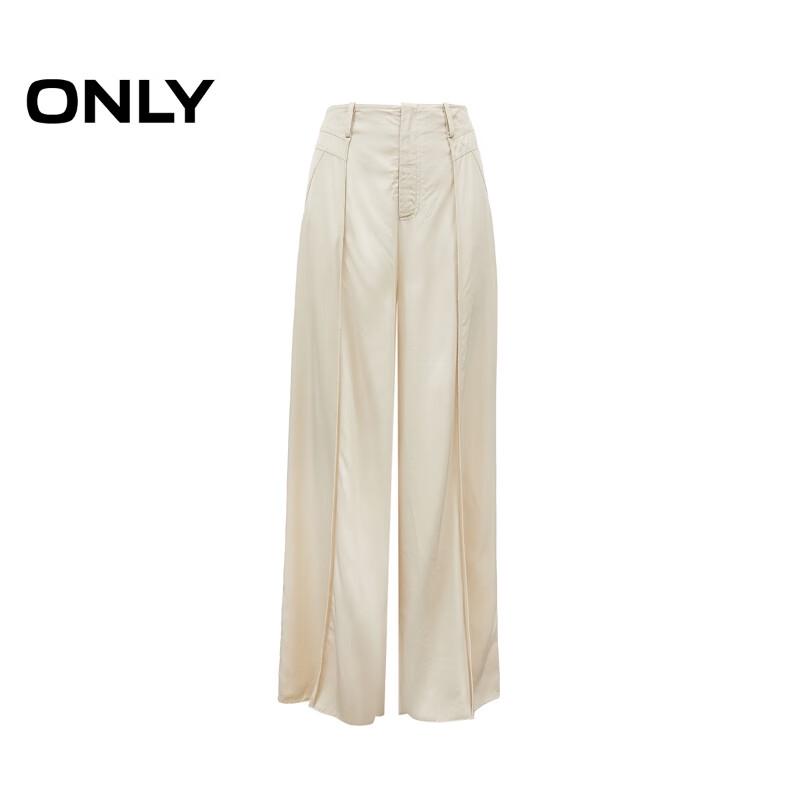 ONLY Women's 2024 Summer Draped Straight-Leg Casual Pants