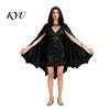 Bequemes Weiches Stoff Umhang Halloween Fledermausflügel Umhang, Erwachsene Kinder Kostüm Mit Kapuze Langlebig Wiederholte Nutzung Cosplay für Festliches Party Outfit Umhang