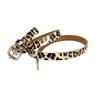Versatile Alloy Tiger Skin and Leopard Print Belt, Sexy Unisex Belt, Fashionable and Simple Women's Alloy Pin Buckle Belt