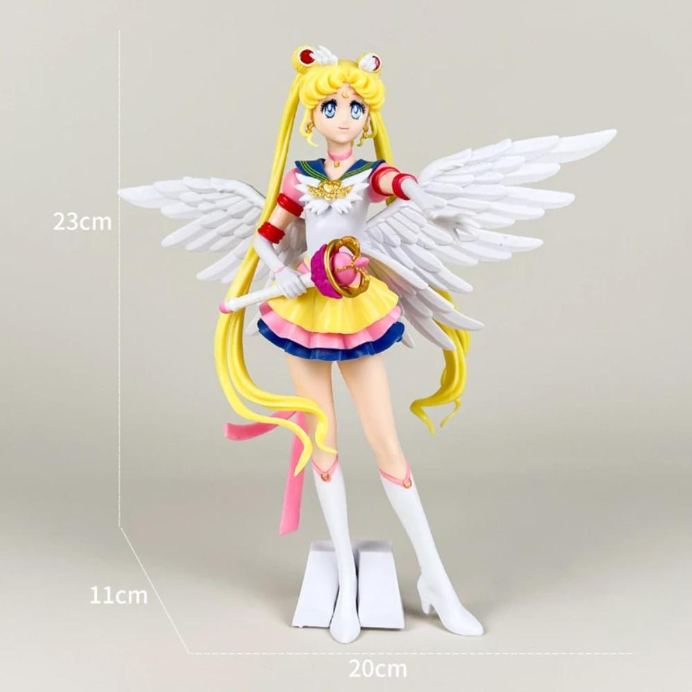 Sailor Moon Figur Anime Cartoon Jupiter Makoto Venus Minako Tsukino Hase Puppe Spielzeug Kleine Prinzessin Kuchen Dekoration Ornamente
