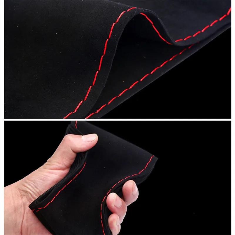 Car Steering Wheel Cover Suede Steering Wheel Covers Universal 38Cm Car Interior Accessories Braiding Cover For Steering Wheel