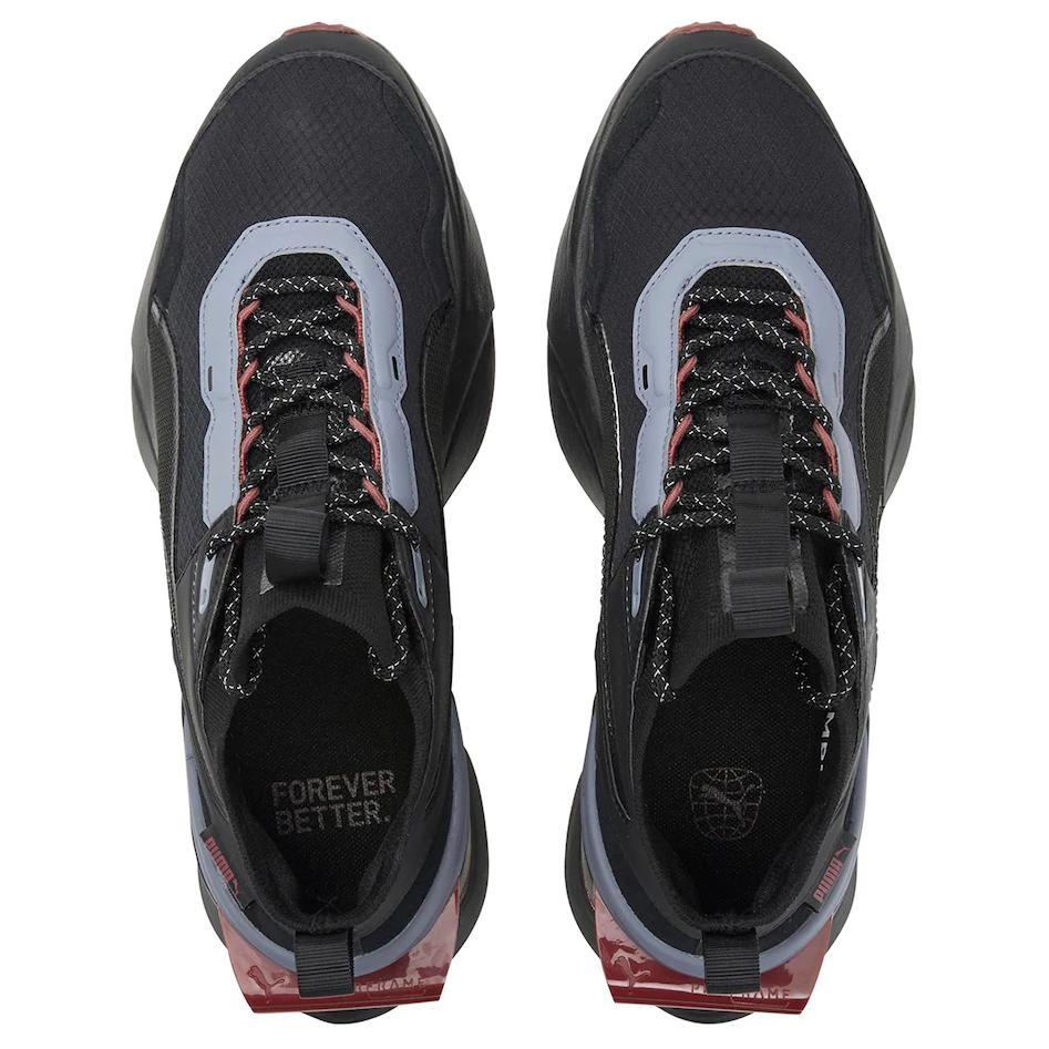 PUMA Pwrframe Low top Casual Shoes Unisex Black Gray 390037-02