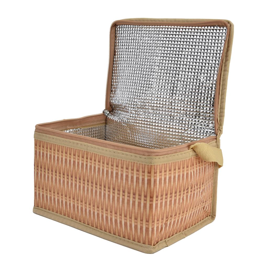 Bento Bag Insulated Thermal Lunch Box Bag Handheld Lunch Storage Bag for Picnic Travel