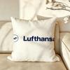 Brand LLufthansa Cushion Cover Pillow Case Antidustmite Pillowcase Silky Short Plush Sofa Cushion Cover hot