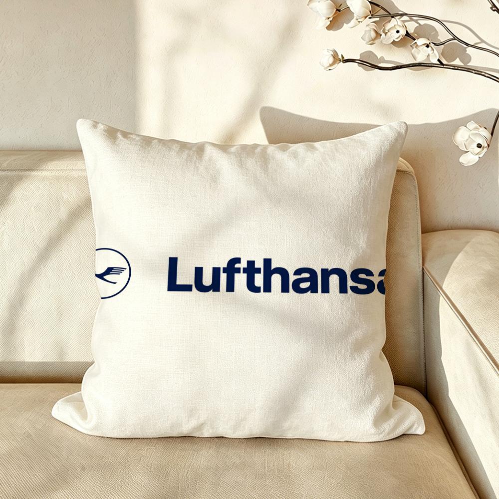 Brand LLufthansa Cushion Cover Pillow Case Antidustmite Pillowcase Silky Short Plush Sofa Cushion Cover hot