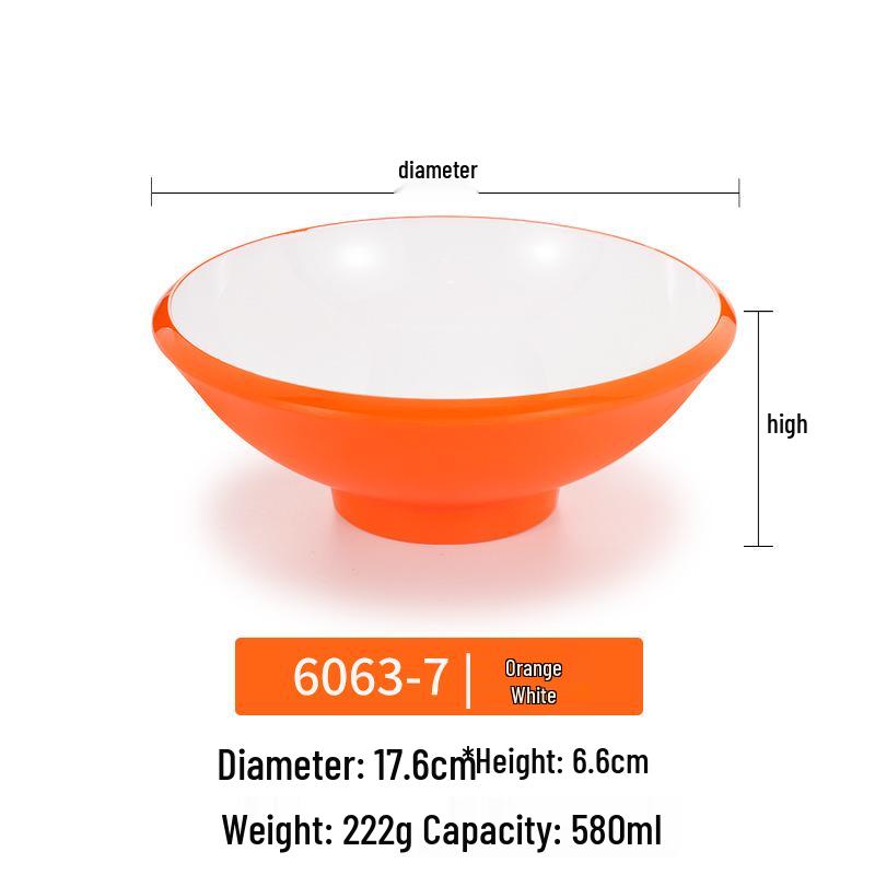 Melamine Noodle Bowl for Noodle Restaurants: Ideal for Luosifen, Malatang, Rice Noodles, and Chongqing Xiaomian