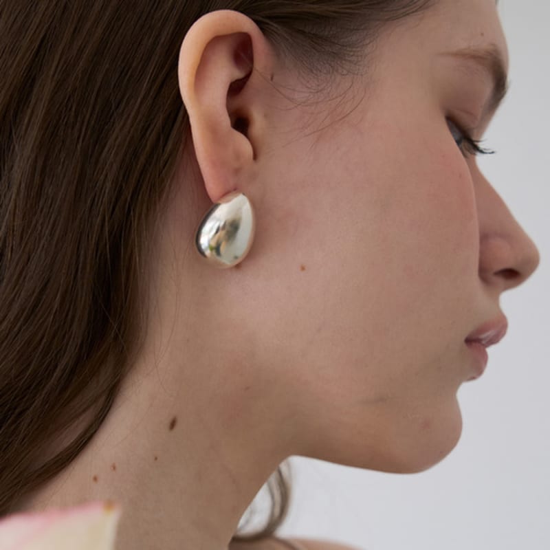 STILL INSTANT Rose with Dew - Earring 07 (M)