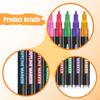 Double Line Outline Markers Craft Pens School Supplies Highlighter for Making Cards