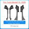 For Tesla Model YL 2026 TPE Front Rear Door Sill Protector Threshold Strip Waterproof Anti-kick Guard Panel Interior Accessories