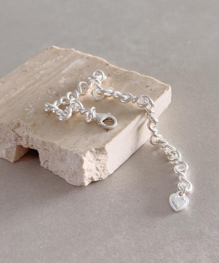 Code.H (Silver 925) Twist Bold Bracelet
