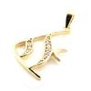 Les Trésors De Lily [I9831] - Gold Plated 'Fish' Pendant - 24x13 Mm