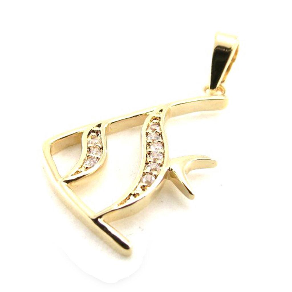 Les Trésors De Lily [I9831] - Gold Plated 'Fish' Pendant - 24x13 Mm