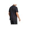 adidas Logo Polo Shirt Men Tops Black JF8424