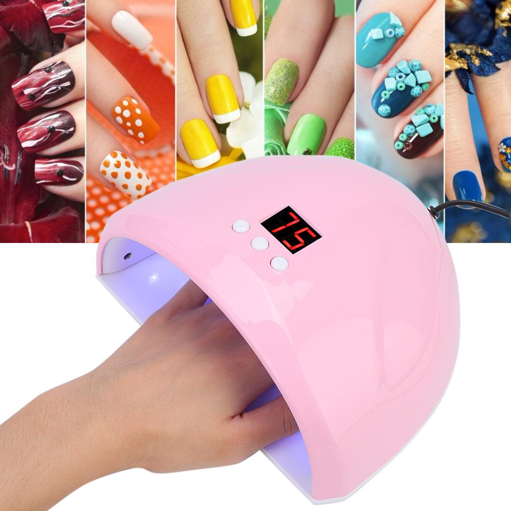36W Intelligent LED UV Gel Nail Polish Dryer Lamp Fashion Nail Curing Machine Manicure Tool