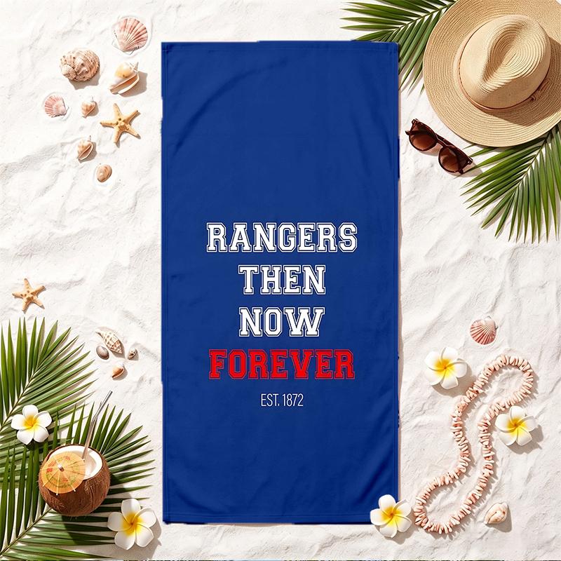 rangers fc Soft Beach Towel Stylish Beach Pool Towel for Summer Seaside Vacation Travel