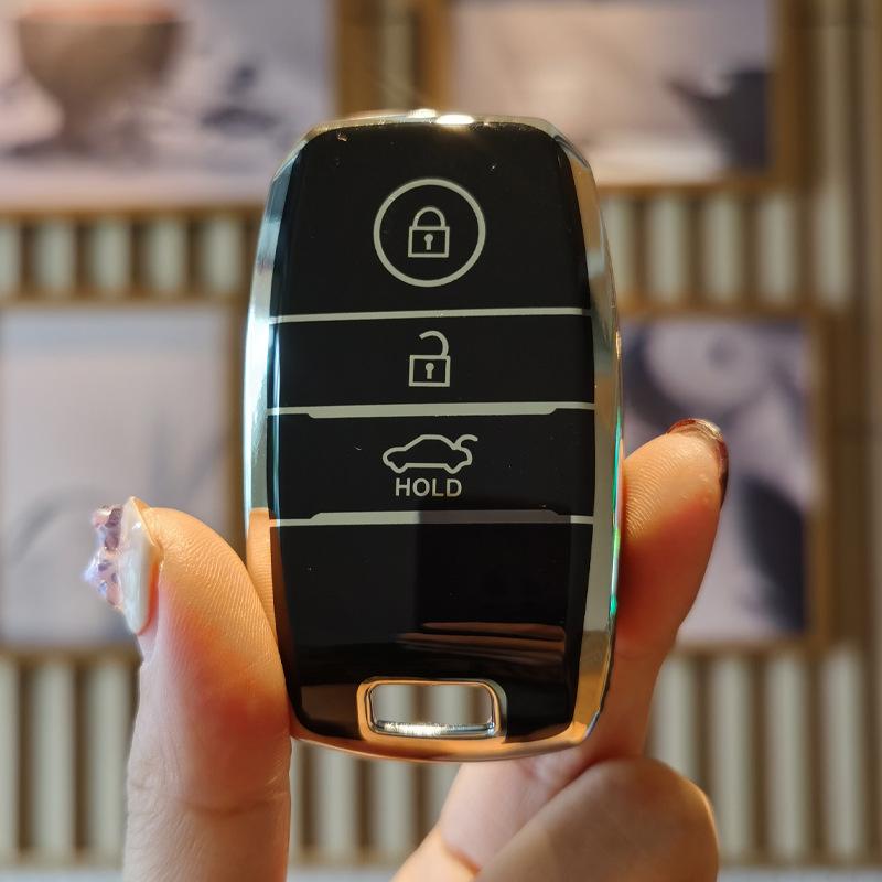 Premium Key Cover for Kia Models (K3, Sportage, K5, Seltos, KX3, K4, KX5, Niro, Carens)
