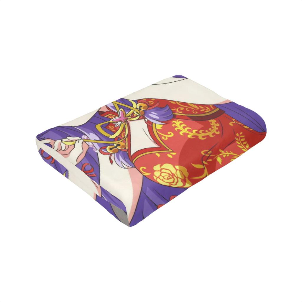 Ranma 1/2 Japanese Anime Shampoo Blanket Flannel Spring Autumn  Multi-function Warm Throw Blanket for Bedding Travel Bedspreads