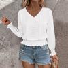 T Shirts Long Sleeve V Neck Tees For Women Fashion Tops Lightweight Soft Casual  Shirt