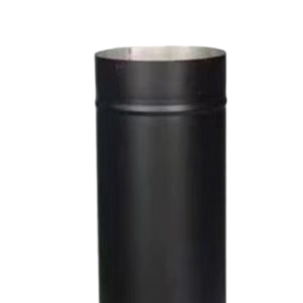 Wood Stove Vent Black Chimney Connector Easy Installation Smoke-free Operation Die-formed Fittings For Wood Stoves