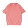 Unisex 200g Pure Cotton Drop-Shoulder T-Shirt, Short-Sleeve, Blank Design, Ribbed Collar, Back-Buttoned, Ideal for Class Uniforms, High Quality.