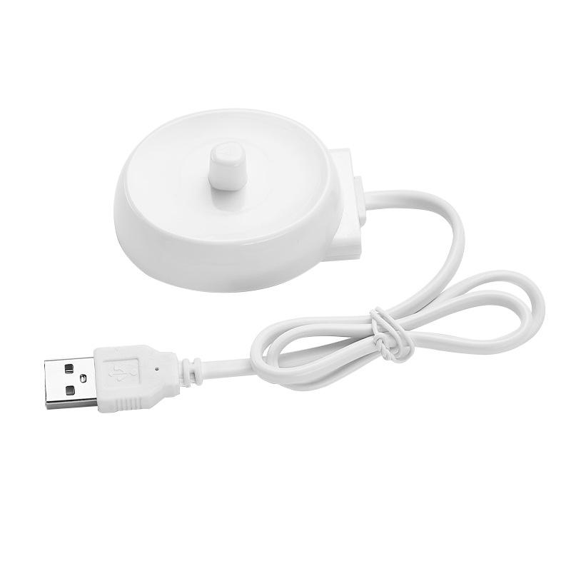 USB Travel Charger Dock 3757 Electric Toothbrush Charging Cradle For Braun Oral B Series D12 D20 D16 Toothbrush Charging Stand 4