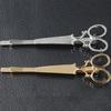 1x Fashion Women Chic Golden Silvery Scissors Shape Hair Clip Hair Pin Headwear