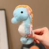 Cartoon Marine Life Plush Magnet Set With Pp Cotton For Refrigerator Decor