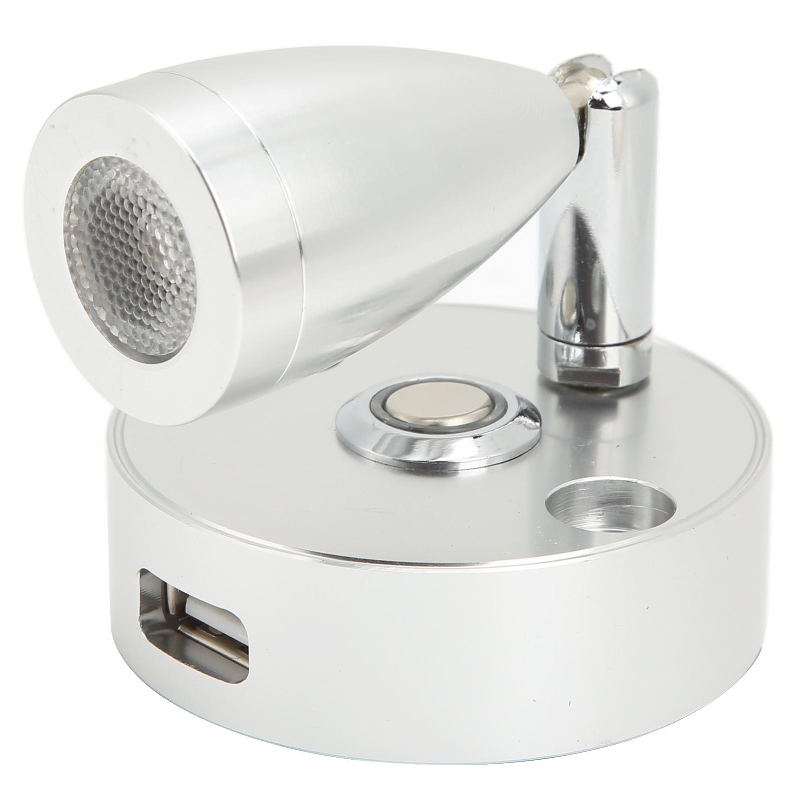 

Лампа для чтения в автодоме 3500К 3Цвет Алюминиевый сплав Регулируемый угол 12 В24 В прикроватная лампа для лодки яхты