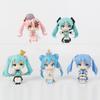 Adorable Q Version Hatsune Miku Figurine Pvc Anime Collectible Doll Set For Fans