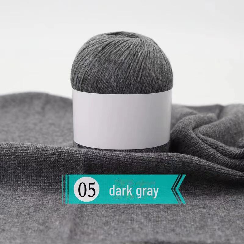 Hand-woven Cashmere Yarn - 3 Ply Soft Wool for Sweaters - Spot Processed Ball of Yarn