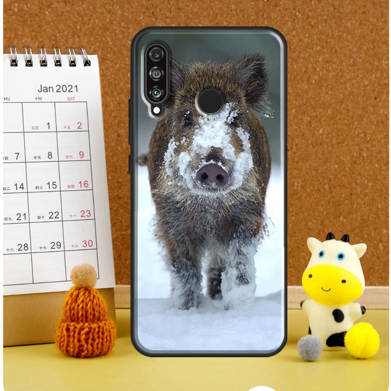 Wild Boar For Huawei Nova Y72 Y70 Y91 Y90 Y60 Y61 Y73 3i 7i 8i 11i 12i 9 10 SE P20 P30 P40 Lite Case
