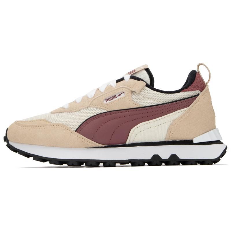 Puma Rider FV Retro Rewind Унисекс Низкие Повседневные Кроссовки Бежево-Коричневые 390168-01 44.5