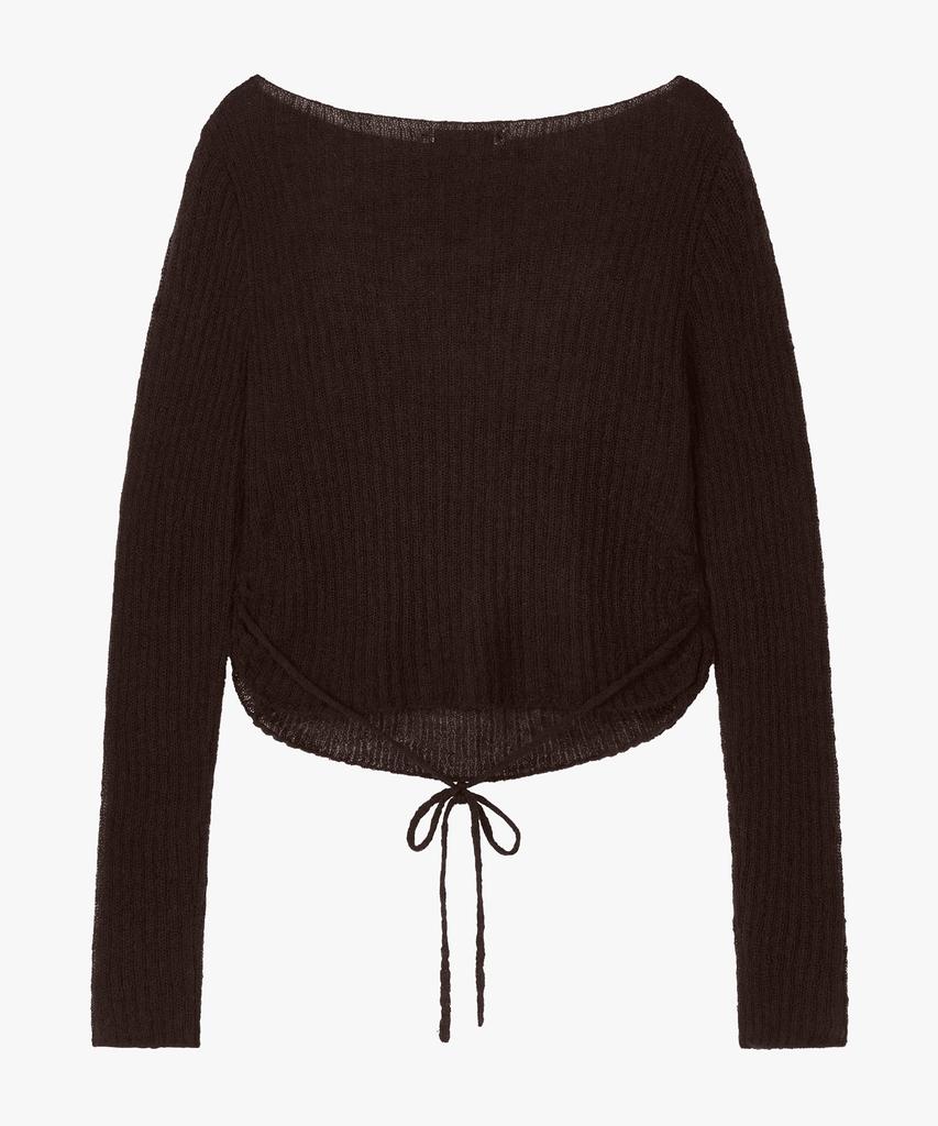 Gilyeong Mohair Tie Knit_Brown