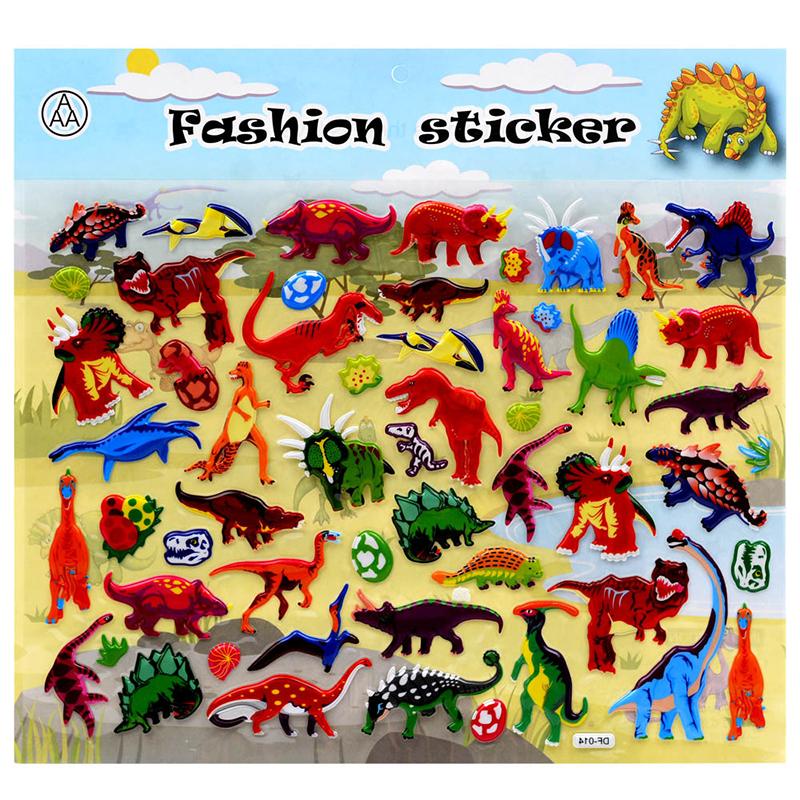 3D Bubble Sticker Car Truck Plane Traffic Waterproof Cartoon Anime Stickers For Girl Boy Kids Funny Educational Toys