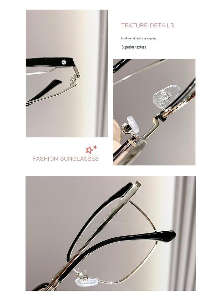 Photochromic Anti-Blue Light Prescription-Ready Eyebrow Line Glasses - Unisex, Ultra-Light, Stylish Optical Frames