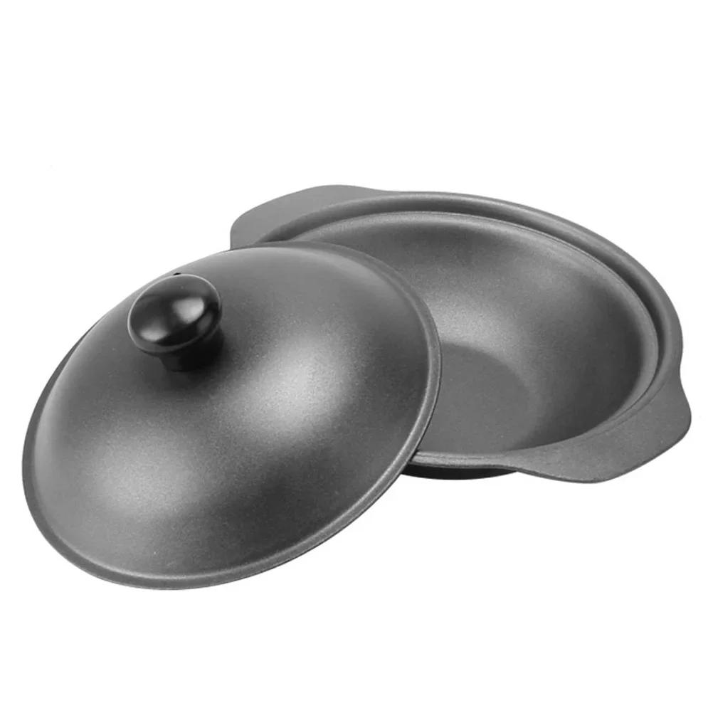 1 Pc Cast Iron Casserole Yellow Braised Chicken Rice Pot Claypot Rice Pot