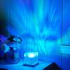 Northern Light Aurora Borealis Night Light Projector Projector 16 Colors Rechargeable with Remote Control Bedroom Room