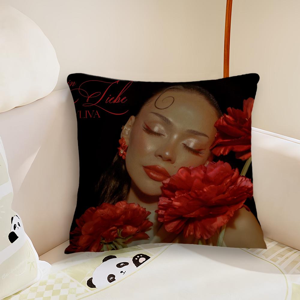 Singer Aylivas in liebe cushion cover Pillow Case Plush Fabric Soft Double Sided Print Sofa Cushion Cover Throw Pillow Covers
