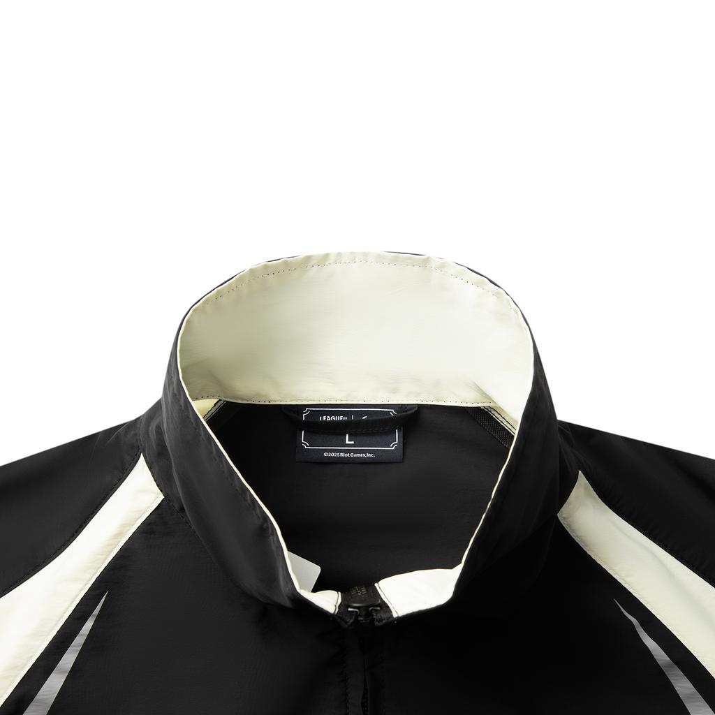 Li Ning X League Of Legends Collaboration Spliced Letter Zipper Stand Collar Versatile Casual Sports Jacket Unisex Jacket AFDV661-3