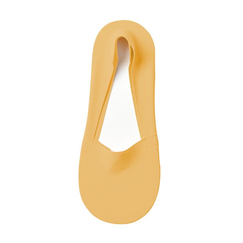 Women's Summer Non-Slip Invisible Boat Socks - Thin, Breathable Ice Silk with Deodorant Pure Cotton Bottom