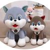 Cute Cartoon Dog Plush Toy Soft Stuffed Animals Throw Pillow For Children