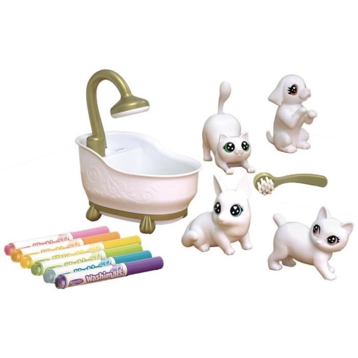 Washimals - Mes animaux à colorier - CRAYOLA - Glam Pets - Dès 3 ans