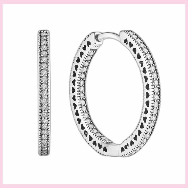 

Серьги-кольца из серебра 925 пробы с большим кругом, сверкающие разноцветные радужные двойные серьги с цирконом для женщин, свадебные украшения для помолвки темно-коричневого