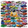 10/30/50PCS Colorful Super Car PVC Sticker Aesthetic Sticky Decoration Scrapbooking Korean Stationery School Supplies
