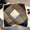Fashion Square Fashion Foreign Style Small Silk Scarf Women'S Headband Decorative Scarf Dual-Purpose Small Square Scarf New Scarf