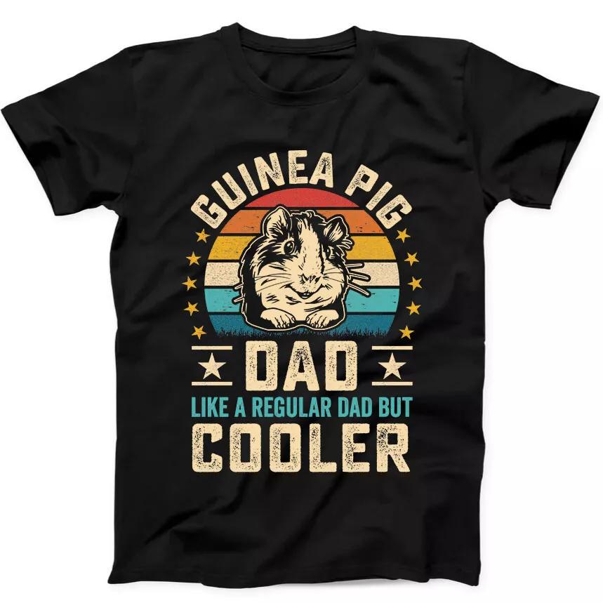 Best Guinea Dad Ever Like a Regular Dad Lover Meme Funny Gift Black T Shirt 250