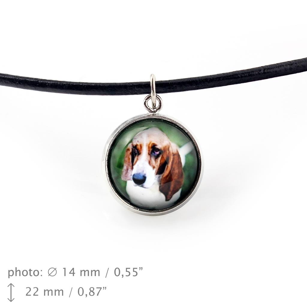 Basset Hound – A set of jewelry in a box, necklace | Art-Dog