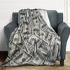 100 Dollarseddel Penger Ultramykt Kasteteppe for Barn Voksne Fleecepledd for Seng og Sofa Varmt Loddent Kasteteppe Koselig