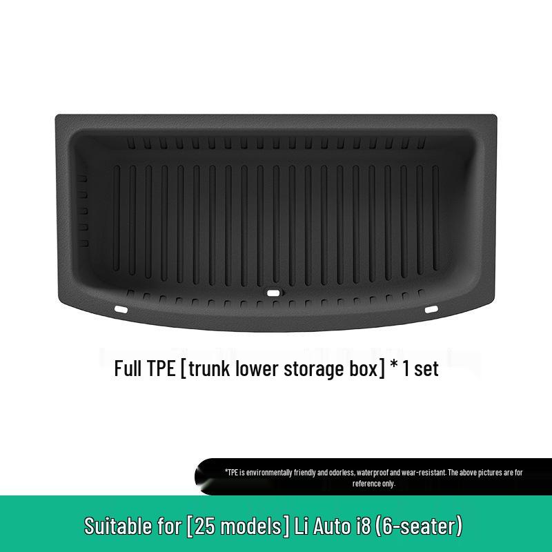 Ideal I8 Car Floor Mat Set: Compatible with 25 Models - Includes TPE Floor, Trunk, and Seat Back Mats.